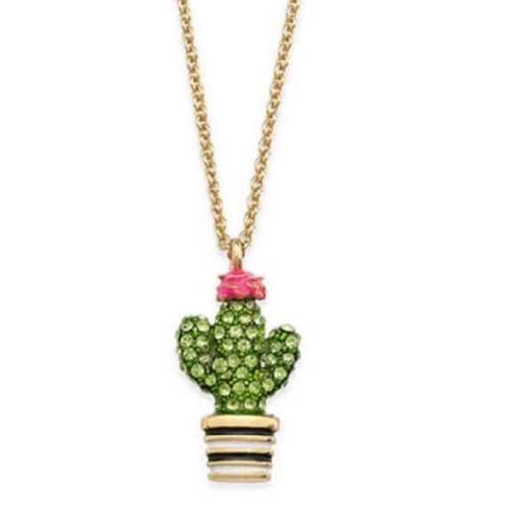 kate spade Jewelry - Kate Spade Scenic Route Cactus Pendant Necklace